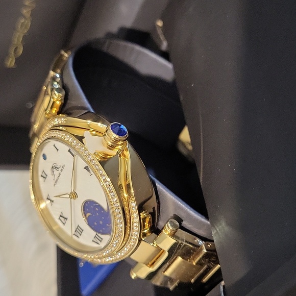 Porsamo Bleu South Sea Crystal Moon Quartz Watch - Picture 3 of 7